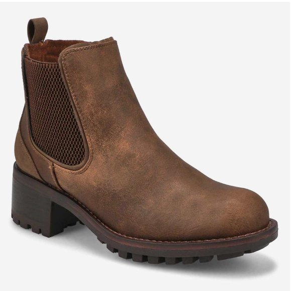 NWOT SoftMoc Siren Chelsea Boot - Dark Brown Sz 9.5 - Picture 1 of 3